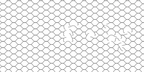Mesh texture for fishing nets. Grunge pattern for sportswear or soccer goal, volleyball net, basketball hoop, hockey, athletics. Mesh background  eps 10 © Ubay
