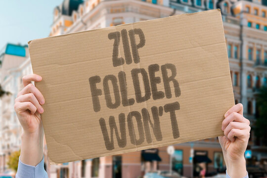 "Zip Folder Won't" Compressed file refuses to extract. ZIP. FOLDER. WON'T. FILE. EXTRACT.