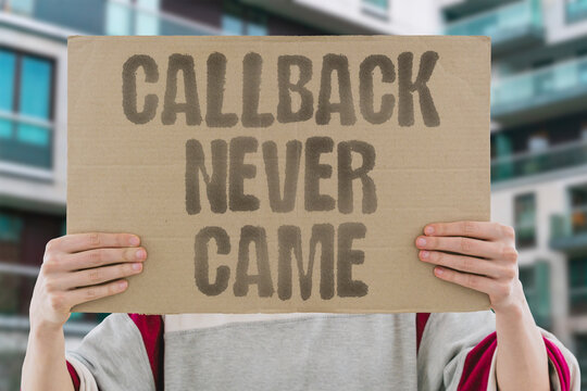"Callback Never Came" Phone stayed silent all afternoon. CALLBACK. SILENT. PHONE. WAIT. MISSED.
