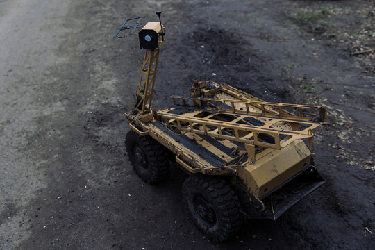 Ukrainian nrc drone military unmanned ground vehicle
