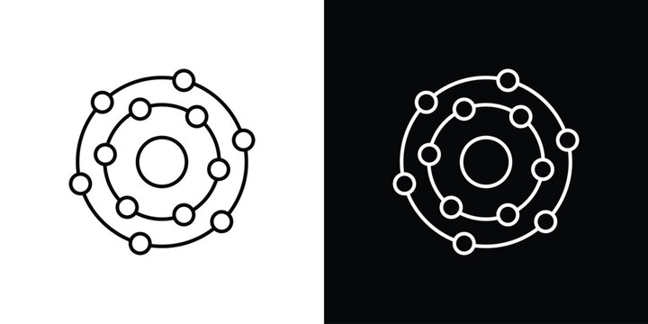 Antioxidant icon simple graphics pack