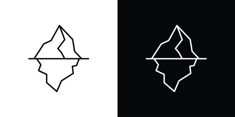Iceberg icon simple graphics pack © basit