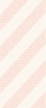 Abstract pastel peach and white mosaic texture background with diagonal stripes