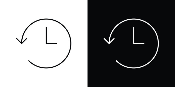 Past time icon simple graphics pack