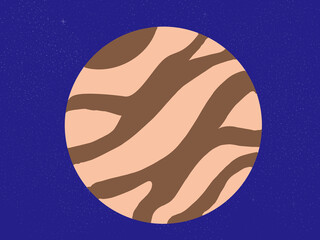 Planet venus in space © Nurhaiving