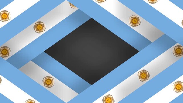 Argentina World Cup Victory Celebration Dynamic Background Design.