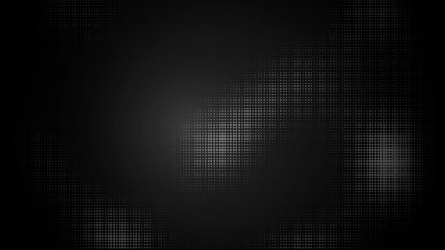 Abstract background animation of dark gray squares forming a grid pattern with subtle light effects and dust particles, ideal for technology and digital themes