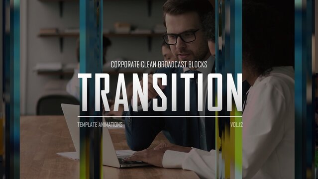 Corporate Clean Broadcast Blocks Transition / 4k Resolution / Horizontal / Part 12