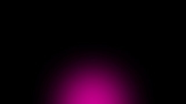 magenta dome of light rising smoothly from the bottom margin into a black background. The neon pinkish-purple gradient expands dynamically, offering a fashionable, and energetic