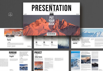 Photo Book Presentation Layout