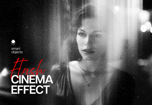 Flash Cinema Effect For Poster And Social Media Design