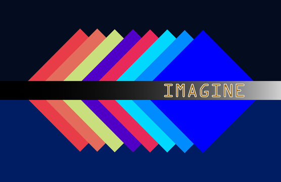 	
Imagine, abstract geometric background, colorful.	