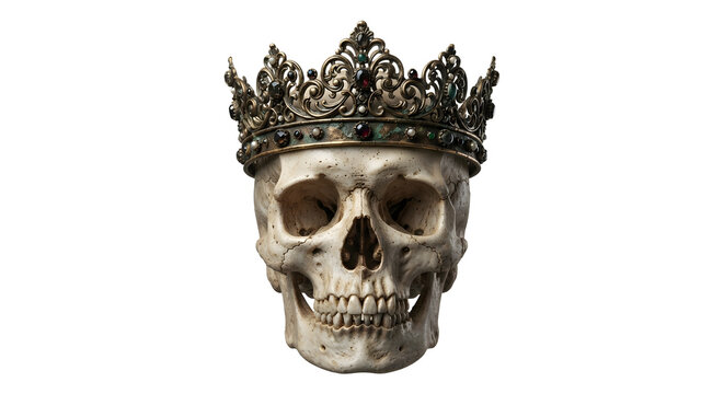 skull on white