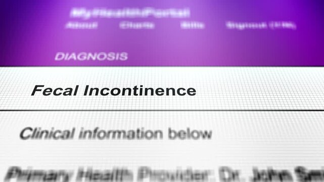  Generic Health Portal with Elbow Health Problem Diagnosis - Fecal-Anal Incontinence.