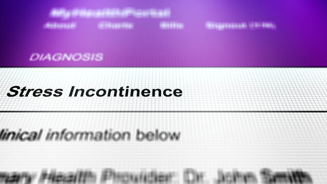 Generic Health Portal with Elbow Health Problem Diagnosis - Stress Incontinence
