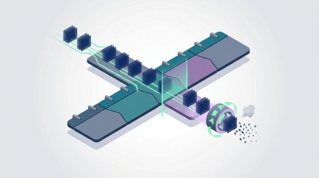 Illustration represents the storage limitation principle in data management.