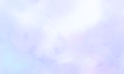 Fototapeta premium 薄紫と水色の水彩テクスチャ背景