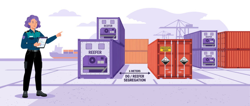 Port Worker Explains Reefer Container Segregation Rules for Dangerous Goods