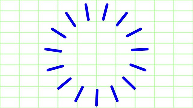 Technical data verification graphics draw circular indicator dashes over green lines. User interface telemetry menus implement a technical data verification graphic asset loop.