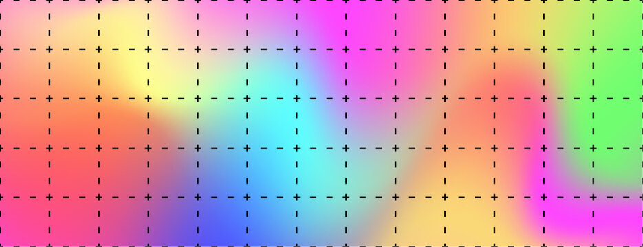 A crisp grid pattern covers the paper background like a classic notebook page. Dashed lines and graph dash details bring a fresh millimeter line feel.