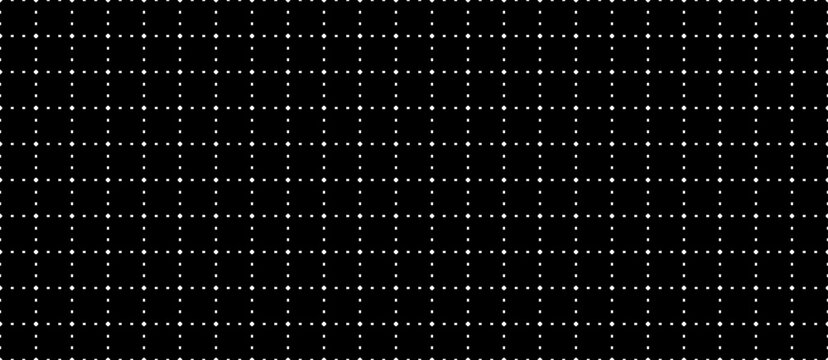 Classic notebook paper background with a clean grid pattern. Dashed line and graph dash textures form a precise millimeter paper line look.