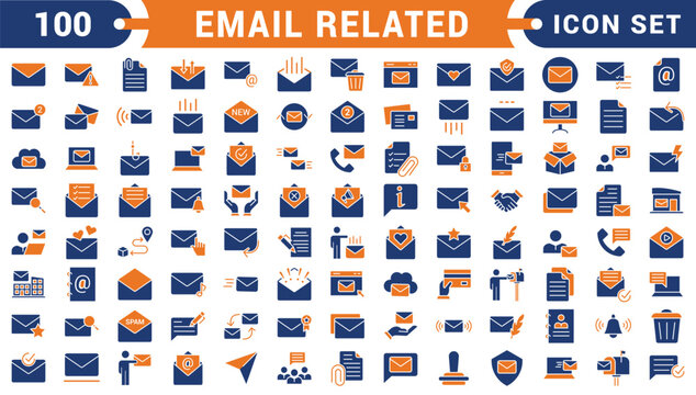 It is important that our contributors comply with tax law. We invite you to visit the Tax Center and to review the information listed on that page.Email related Web Icon Set in Line Style.