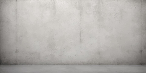 Fototapeta premium Dark Grunge Concrete Wall and Floor Background with Vintage Cement Texture Empty Interior Room Rough Stone Surface for Industrial Design Backdrop Wallpaper and Pattern