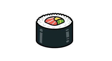 Fresh maki sushi roll with salmon and avocado © star