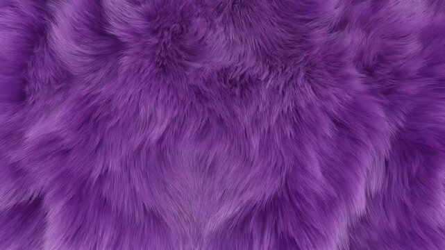 Soft purple fur texture with wavy patterns, symbolizing luxury, tactility, and aesthetic visualization.