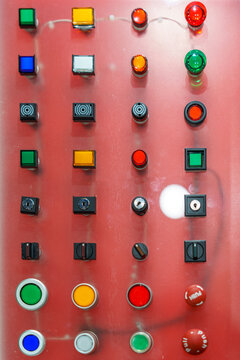 Assortment of Industrial Push Buttons and Control Switches