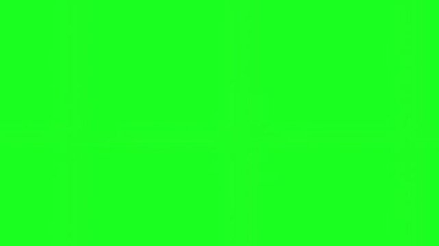 A white computer mouse cursor clicks on a subscribed button on a green background