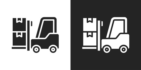 Naklejka premium Forklift Icon