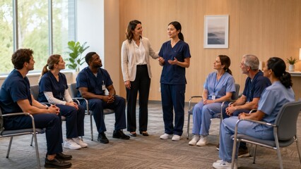 Obraz premium Mental Health Training for Hospital Staff