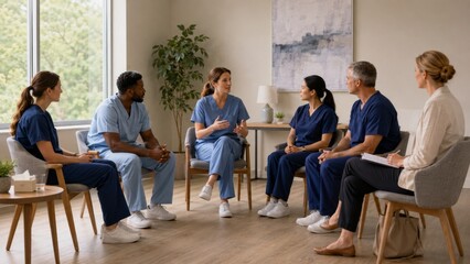 Obraz premium Mental Health Training for Hospital Staff