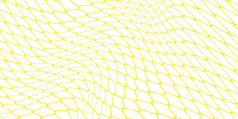Mesh texture for fishing nets gold color gradient. Seamless pattern for sportswear or soccer goal, volleyball net, basketball hoop. abstract background vector. © absah