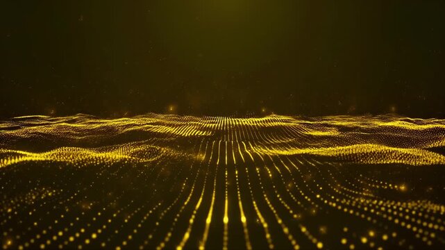 Golden fireworks explosion slow-motion burst night sky sparkle light
