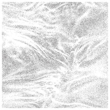 Organic monochrome stipple pattern made from scattered black dots. Minimal abstract texture suitable for backgrounds, posters, packaging, digital art, and graphic design