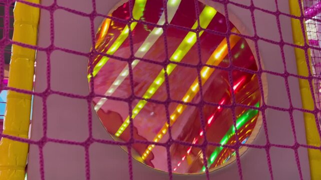 Night bright advertisement for entertainment, stock footage