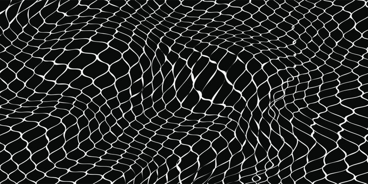 Net pattern. Rope net vector silhouette. Soccer, football, volleyball, tennis and tennis net pattern. Fisherman hunting net rope texture or pattern.