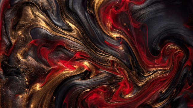 Premium black and gold marbled swirl background for a Black Friday sale promotion