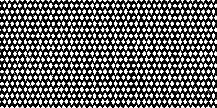 Diamond checkered pattern black and white geometric design