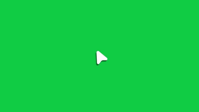 Mouse pointer hand clicks icon animation.  Mouse click, mouse cursor click animation, mouse pointer animation, mouse double click animation,  click.