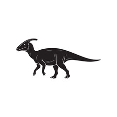 Fototapeta premium silhouette of a dinosaur