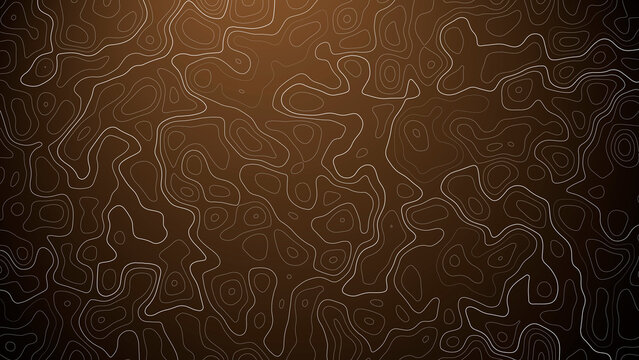 Contour illustration. Abstract topographic map background. Geography scheme.