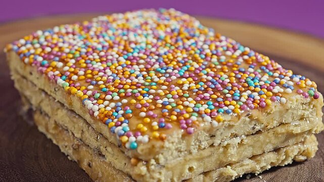 Traditional Peruvian Turron de Do&ntilde;a Pepa Dessert.