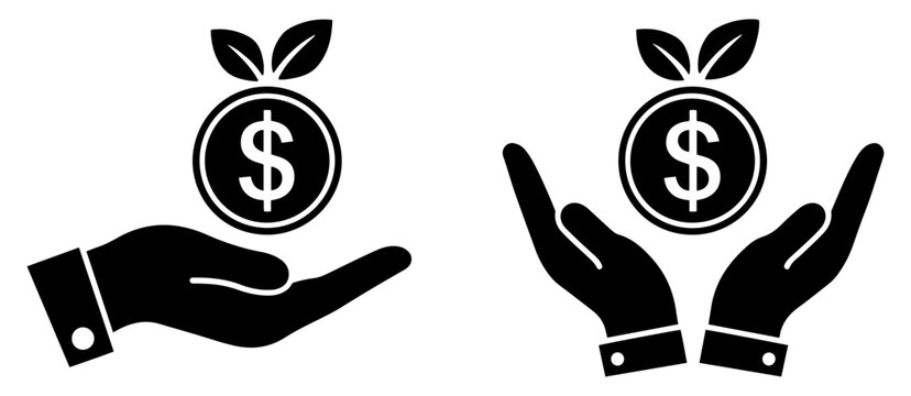 investment wealth protection finance icon set
