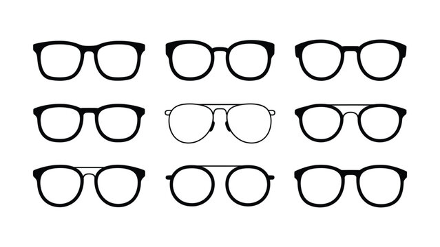 Black and white geometric pattern of interlocking rings