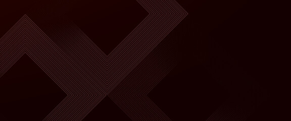 Naklejka premium Abstract red neon arrow light glow background. Futuristic cyber laser line motion banner for casino. Dynamic techno perspective beam 3d graphic design. Cool party power and energy boost led tunnel