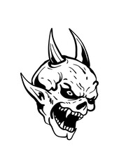 Obraz premium mosnster skull