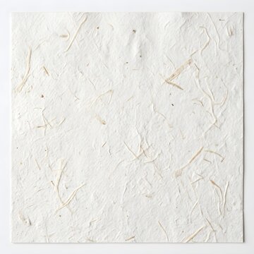 Close-up of textured white paper surface with subtle fibers and natural pattern